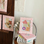 Pink Shell Glow French Collage Art Frame