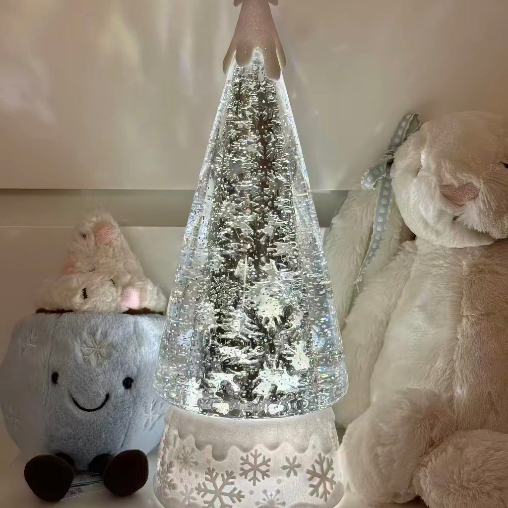 Snowglow Christmas Tree Music Box