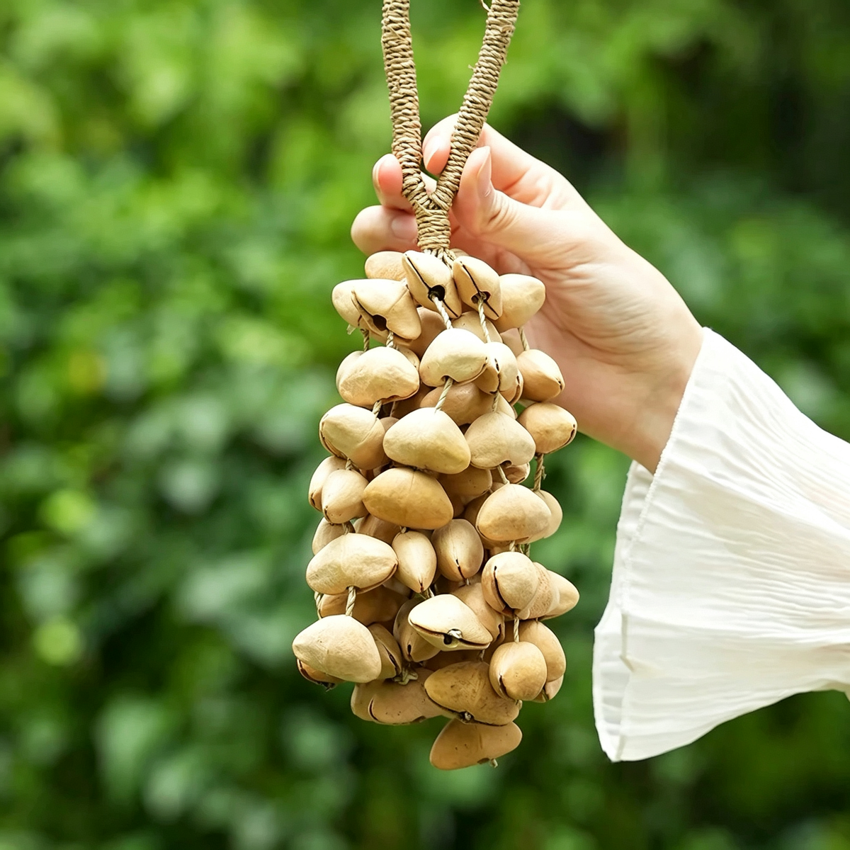 Chacha Seed Shell Hand Bell – Golden Spark