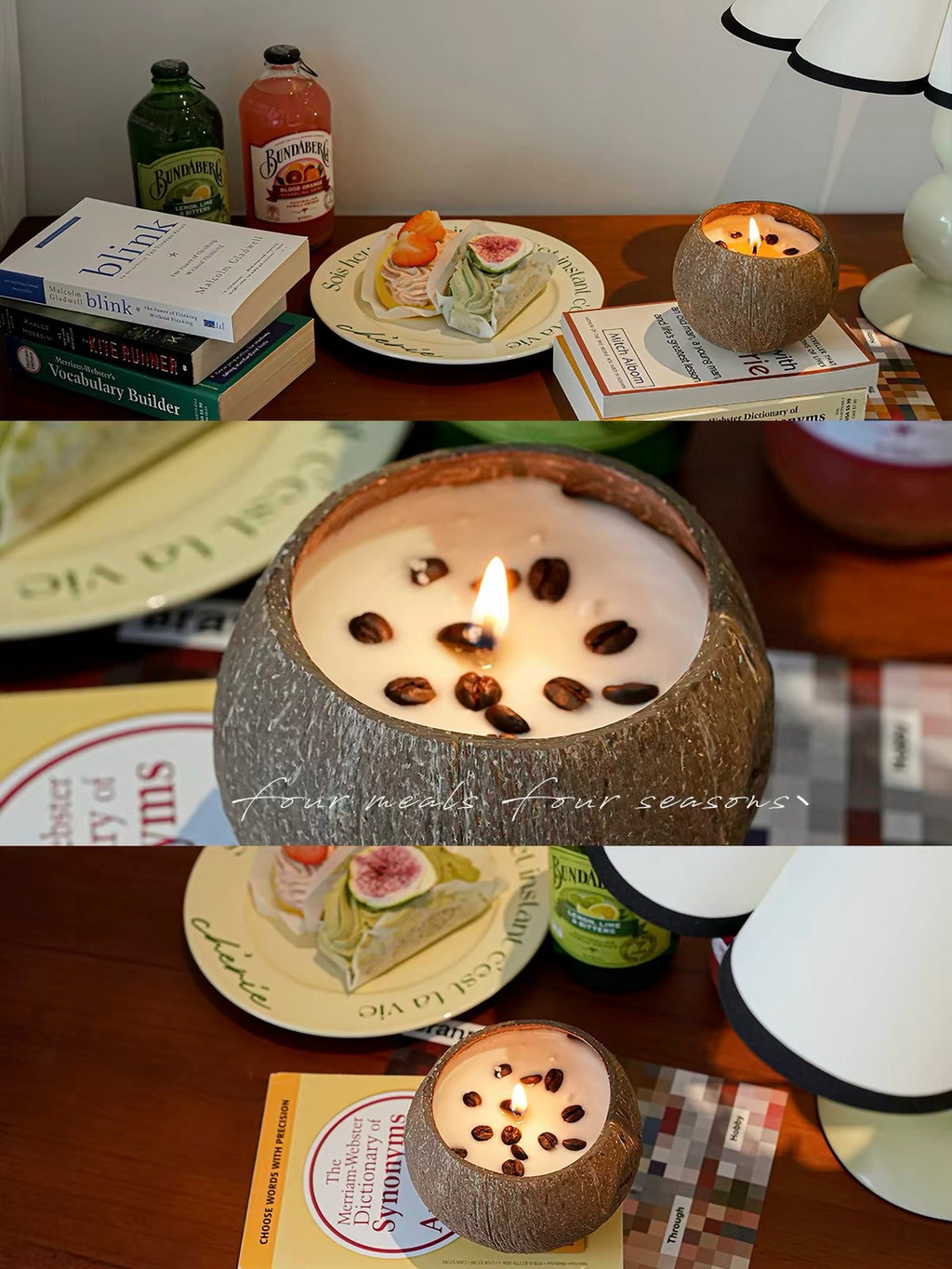 Coconut Glow Handmade Coconut Shell Soy Candle