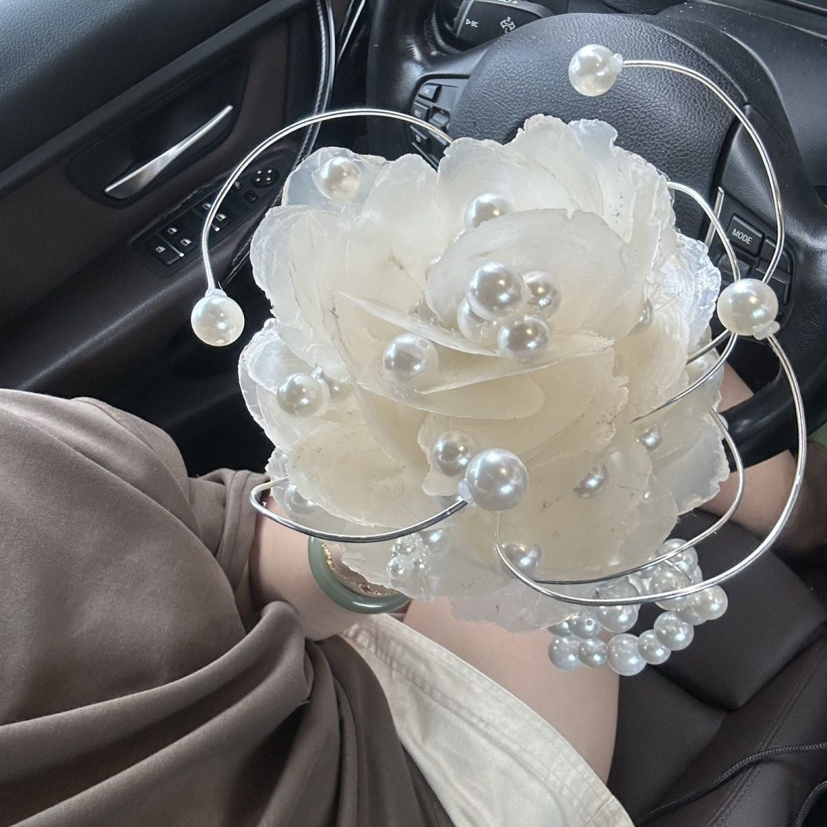 Pearl Veil Bridal Bouquet DIY Kit