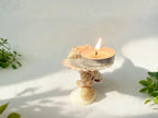 Sea Pearl Candle Haven – Mediterranean Shell Candle Holder