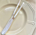 DewDrop Nacre Stirrer – Handcrafted Freshwater & Mississippi Pink Shell Spoon