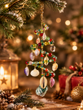Tide Christmas Seashell Tree Hanging Ornament