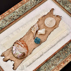 Love Letter from the Sea Handmade Shell Wall Art