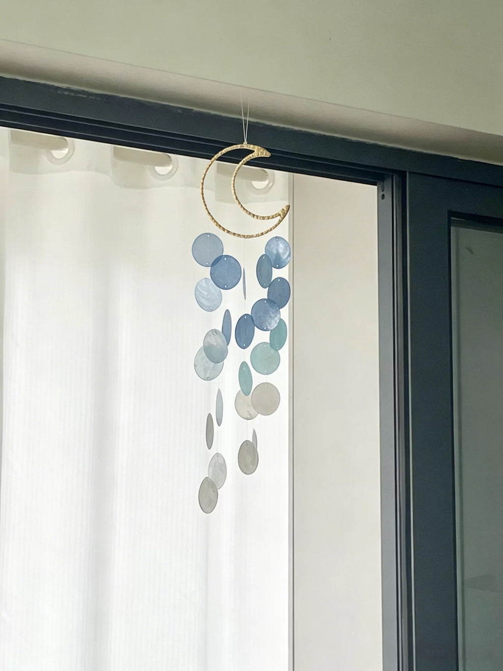 Moonlit Tide Capiz Shell Wind Chime