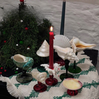 Natural Seashell Goblet ＆ Candle Holder