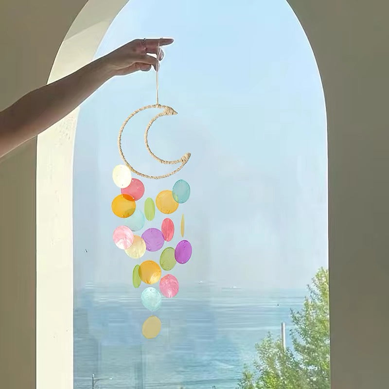 Moonlit Tide Capiz Shell Wind Chime