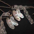 Silver Bead Ballet Mother-of-Pearl Shoe Charm