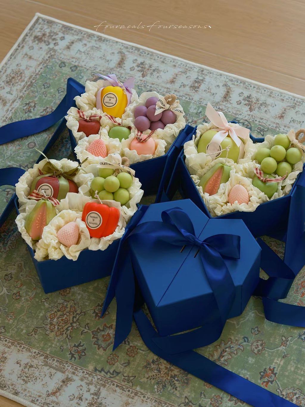 French Fruit Gift Candle Set – Fruit-Inspired Soy Wax