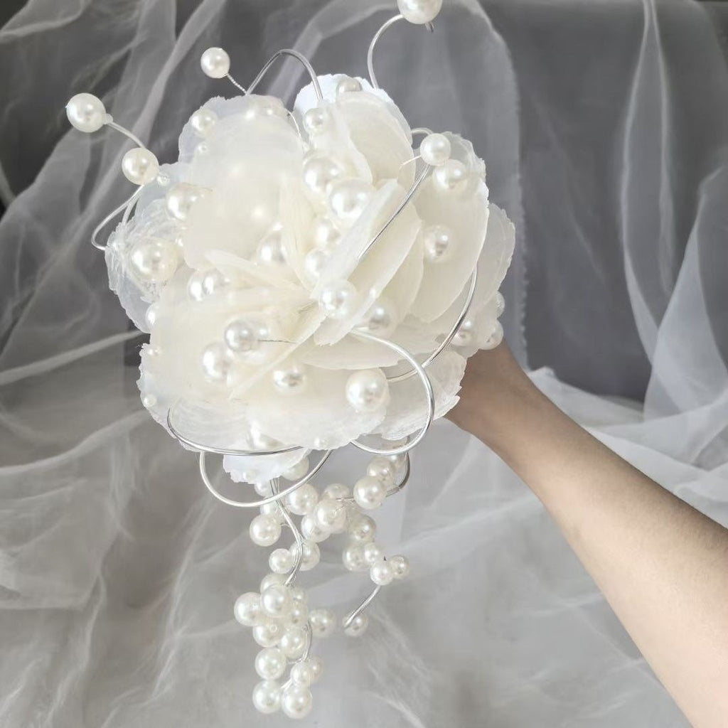 Pearl Veil Bridal Bouquet DIY Kit