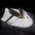 Natural Seashell Wine Cup with Decorative Ribbon
