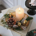 SwanLace Woodland Christmas Candle Holder