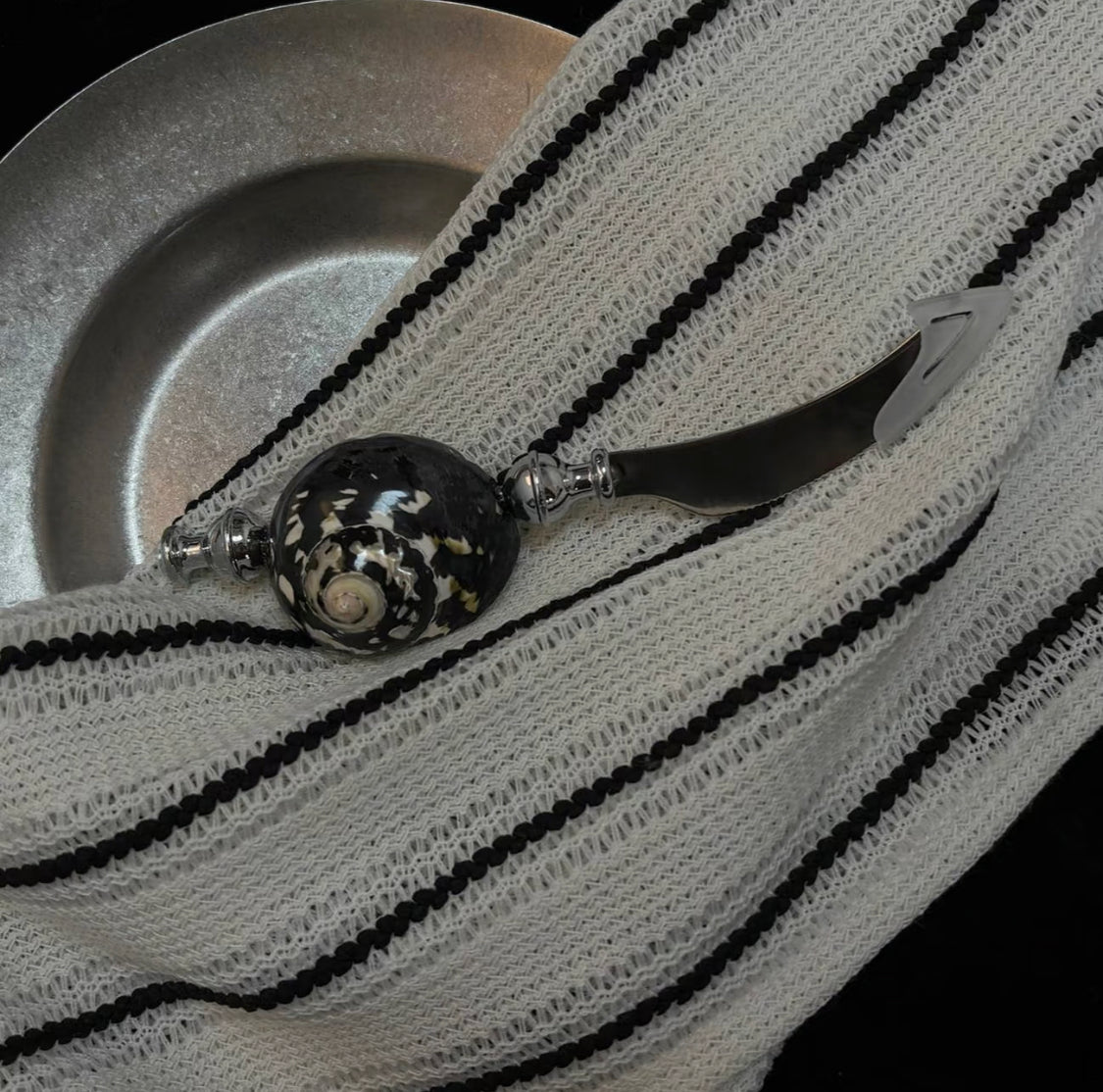 ObsidianShell & PearlConch Letter Openers