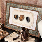 Three Stones Framed Mixed Media Wall Art