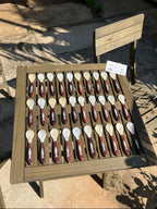 Sea Whisper Fish-Inlaid Mother-of-Pearl Spoon