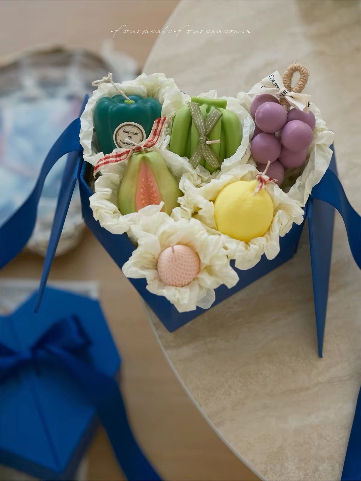 French Fruit Gift Candle Set – Fruit-Inspired Soy Wax