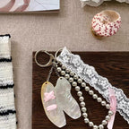 Silver Bead Ballet Mother-of-Pearl Shoe Charm
