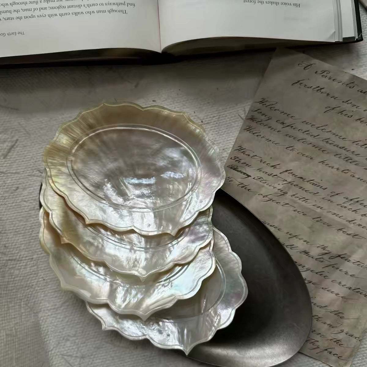 Moonlit Pearl Shell Tray