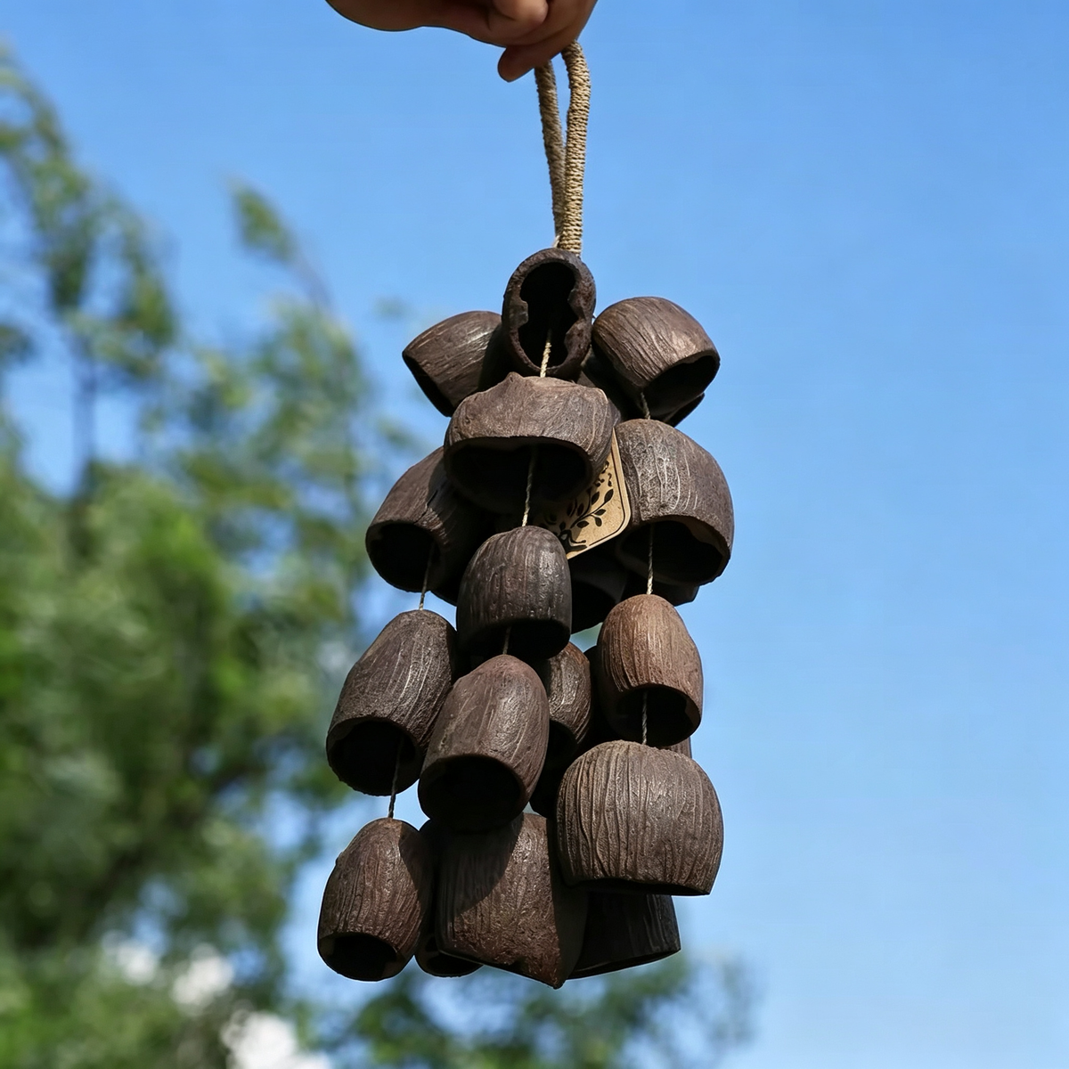 Springwater Salin Seed Shell Chime – Natural Sound Decor