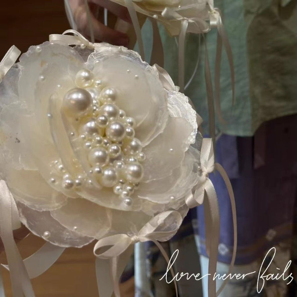 Pearl Bloom Bridal Bouquet DIY Kit