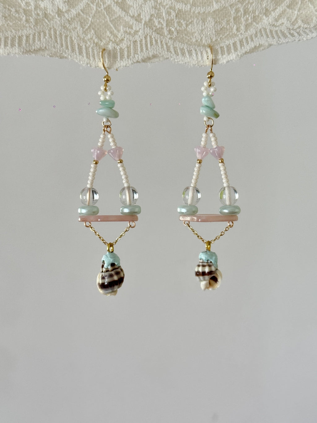 Pastel Tide Dreamcatcher Earrings