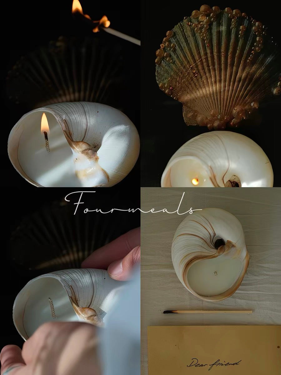 Ocean’s Gift Natural Seashell Soy Wax Candles