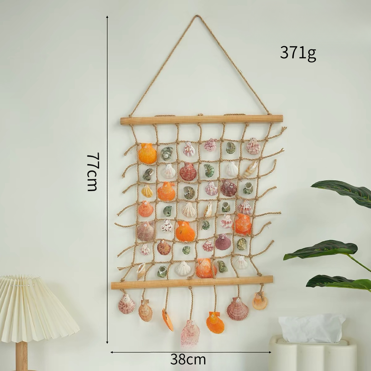 Seaside Harvest Shell Wall Hanging