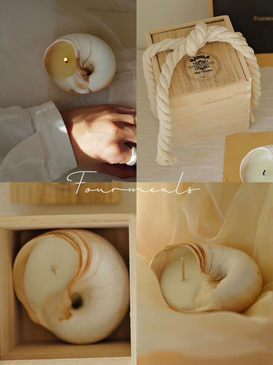 Ocean’s Gift Natural Seashell Soy Wax Candles
