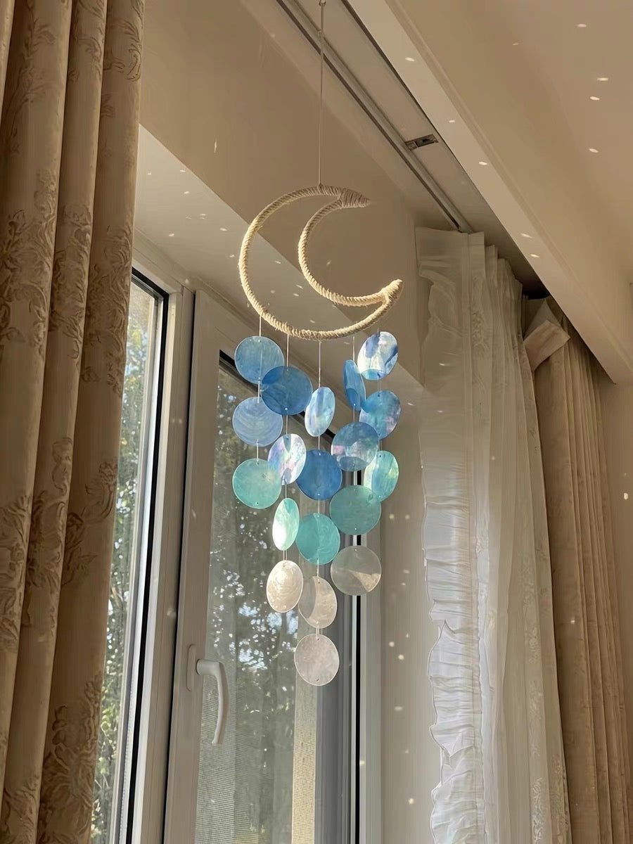 Moonlit Tide Capiz Shell Wind Chime
