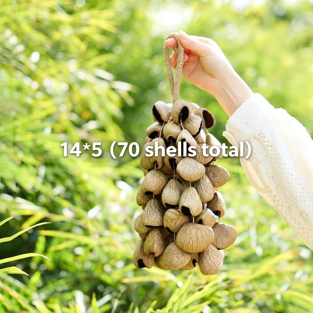 Panji Seed Shell Hand Bell – Earthtone