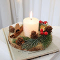 SwanLace Woodland Christmas Candle Holder
