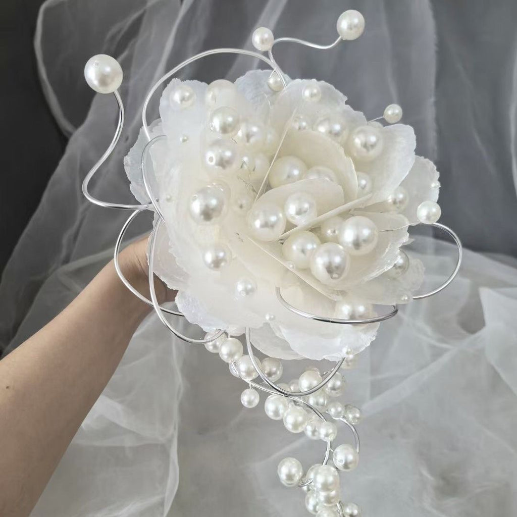 Pearl Veil Bridal Bouquet DIY Kit