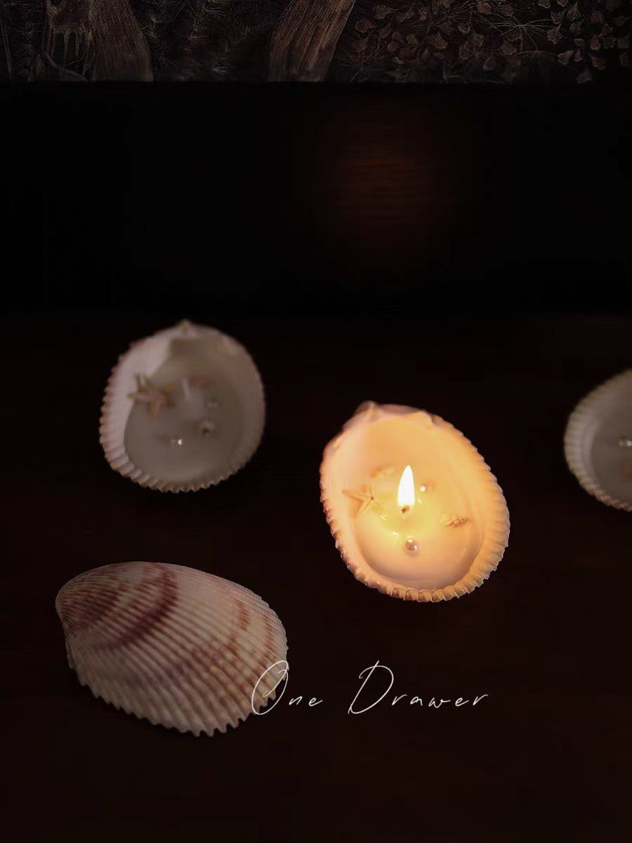 Ocean Whisper Seashell Scented Candle