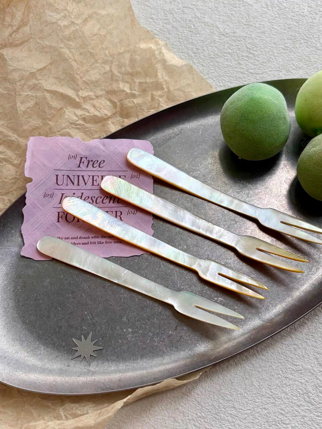 Pearl Ray Shell Fork