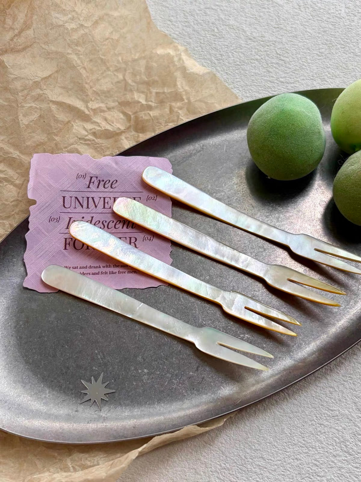 Pearl Ray Shell Fork
