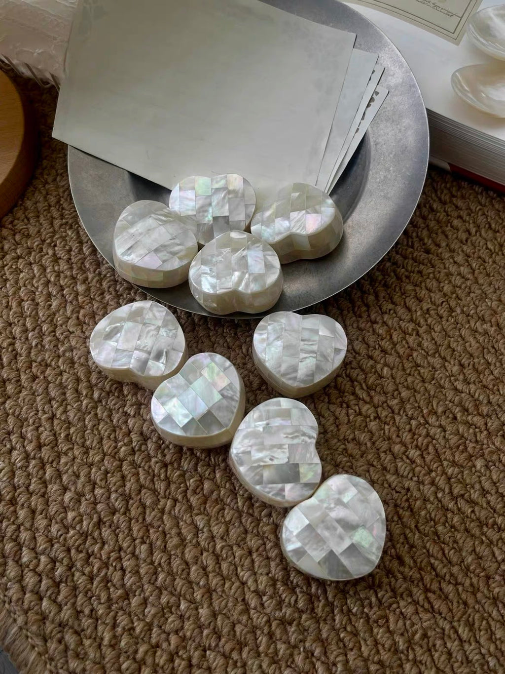 Heart Whisper Mother of Pearl Jewelry Box