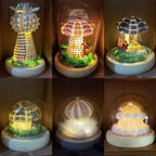 Handcrafted Natural Sea Urchin Shell Night Lights