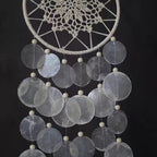 Moon Drift Capiz Dreamcatcher Wind Chime