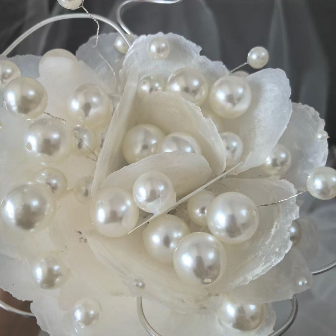 Pearl Veil Bridal Bouquet DIY Kit