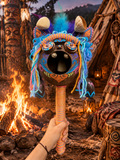 Tribal Howling Spirit Staff
